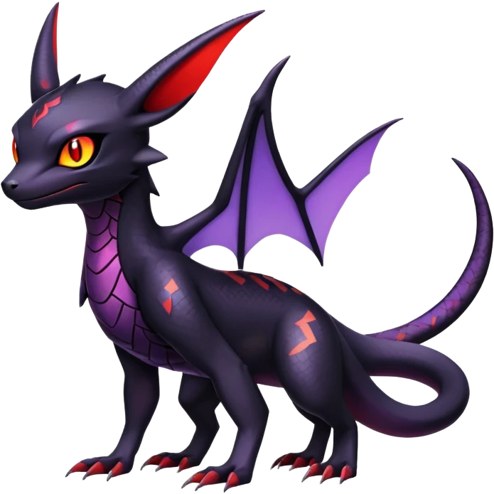 Salandit-Noivern-Umbreon-Hybrid (Full body) emoji
