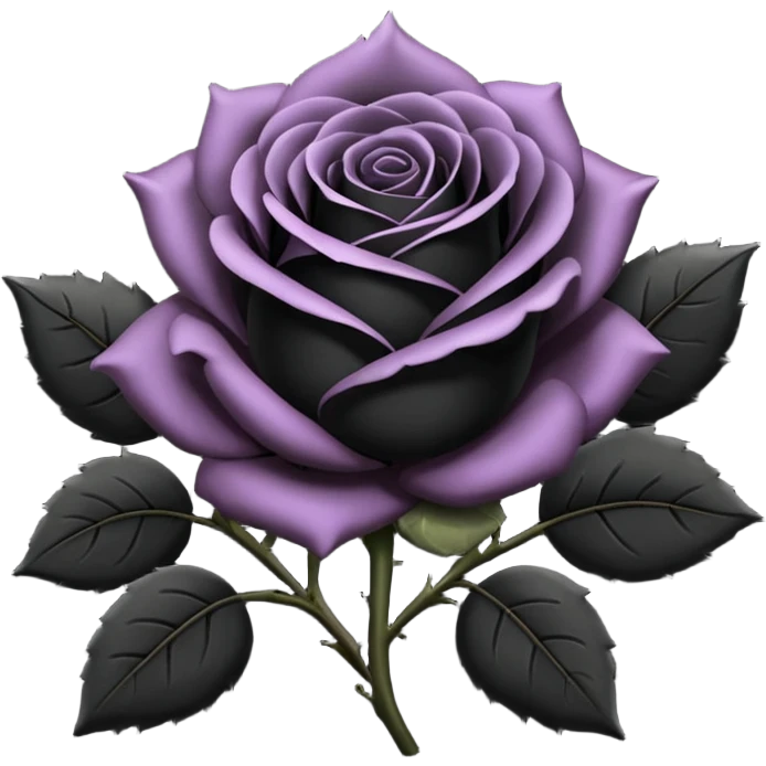 Black roses emoji
