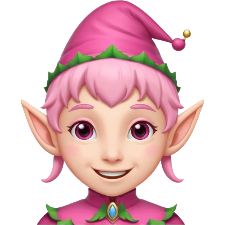 Pink elf emoji emoji