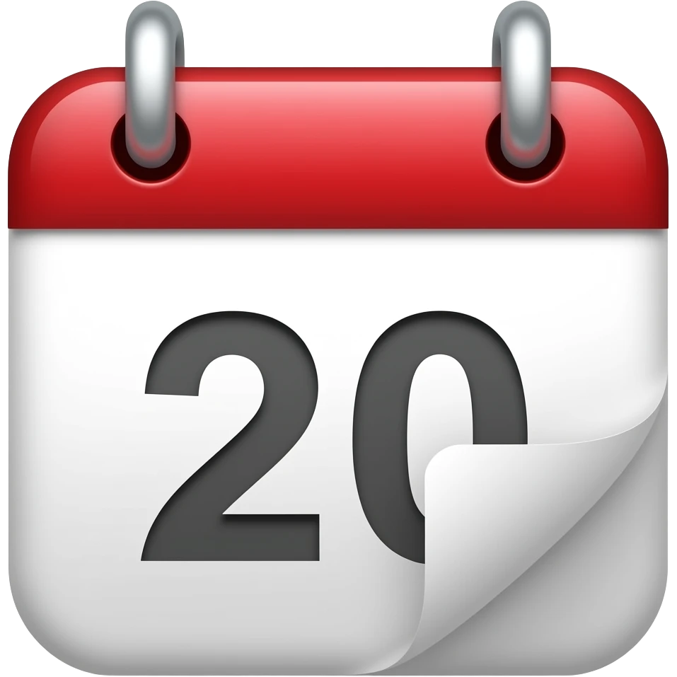 App logo for my game app that is shows calendar emoji