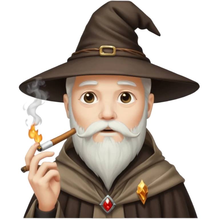 smoking wizard emoji
