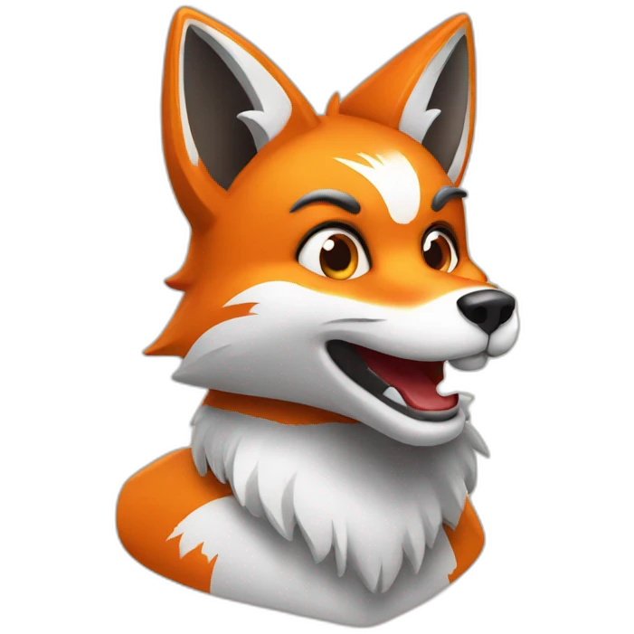 Fast fox game app emoji