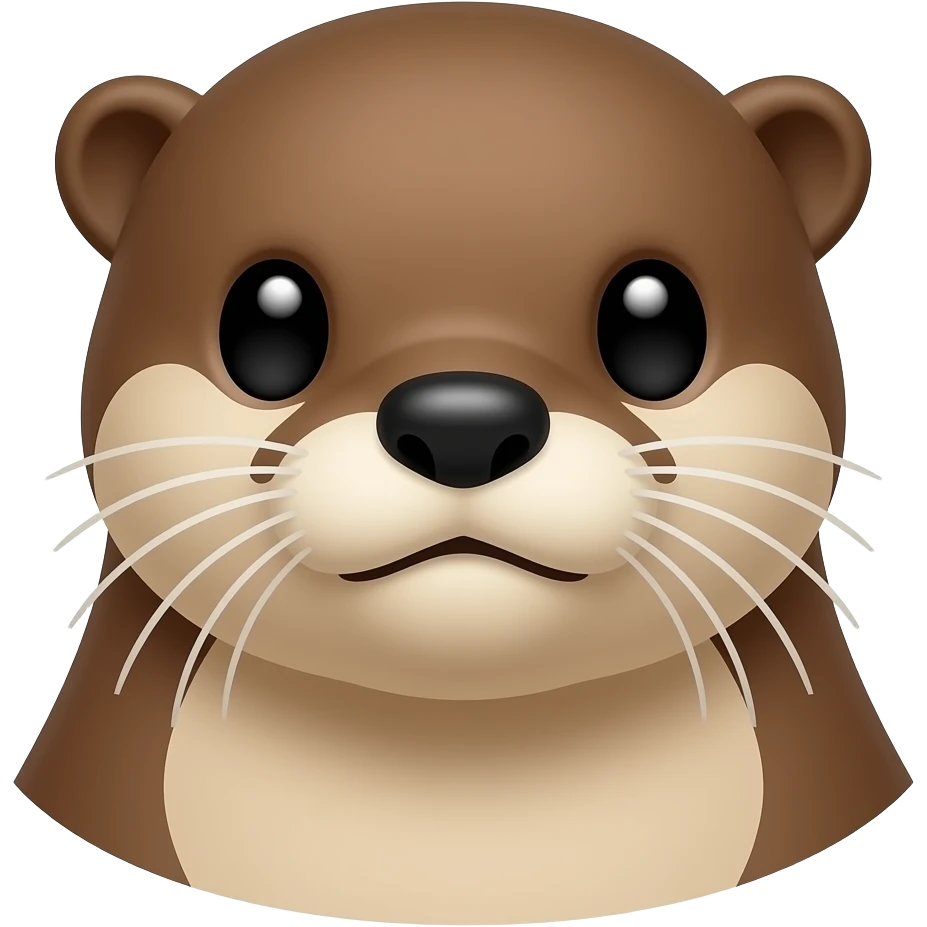 otter head and shoulders emoji