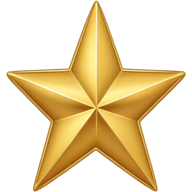 gold check mark with star on back emoji