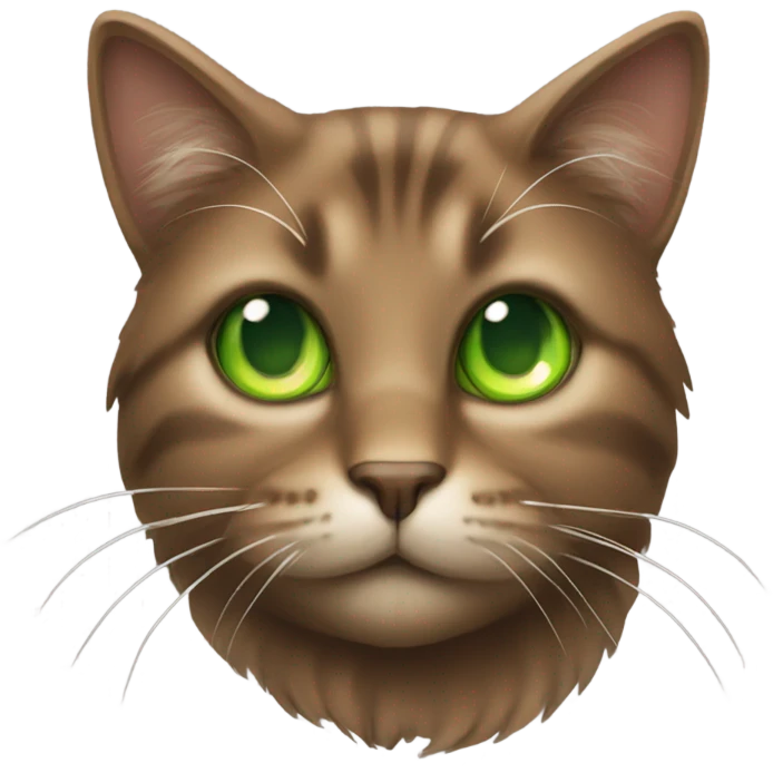 Brown cat emoji