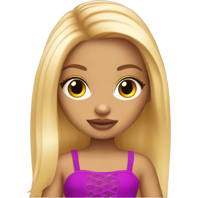 Blond bratz emoji