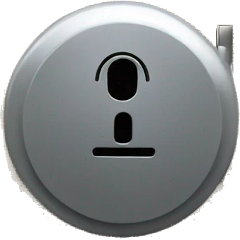 Electric lock on door with disguise face emoji