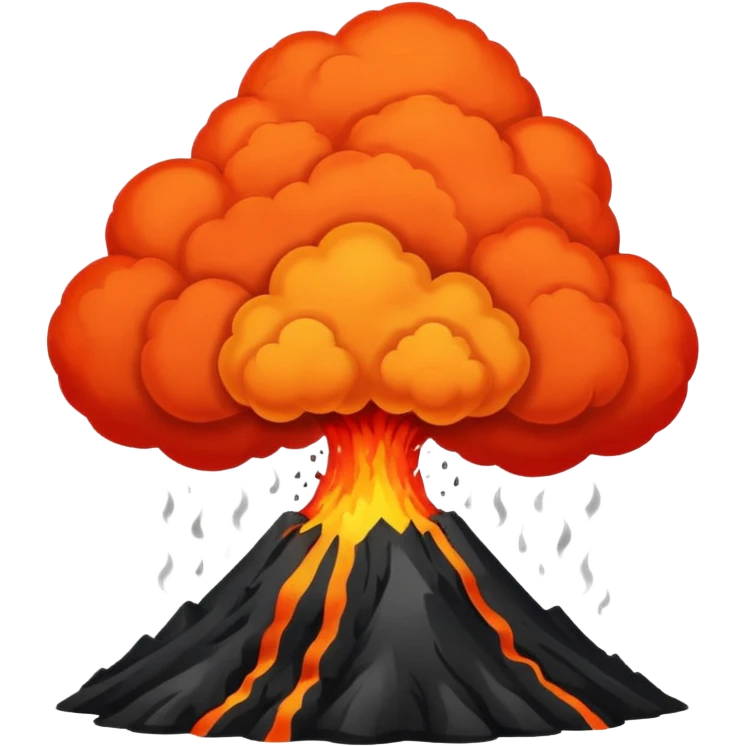 volcanic eruption  emoji