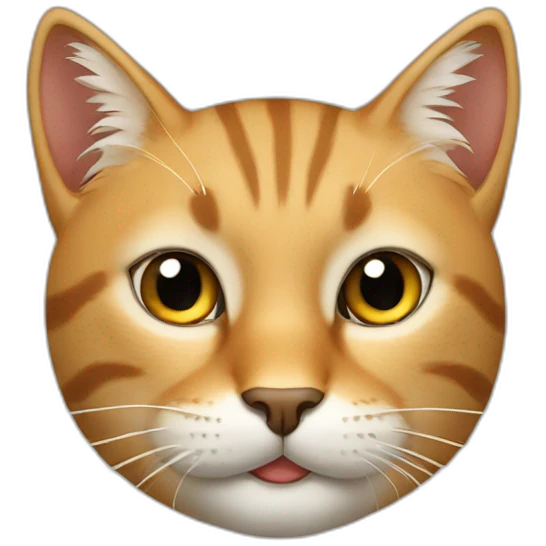 a cat with horse head emoji