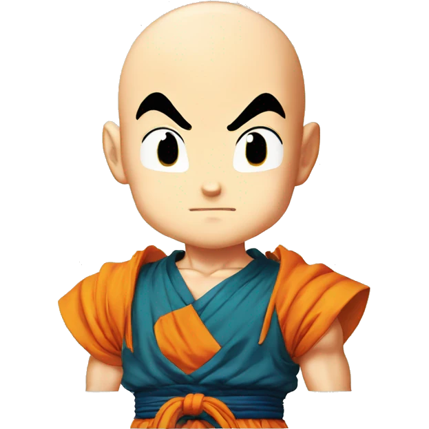 Dragon ball krillin emoji