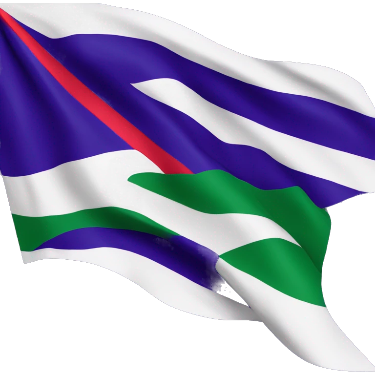 Flag of Gambia but the blue is purple emoji