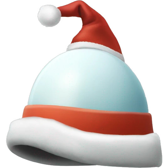 igloo xmas santa hat emoji