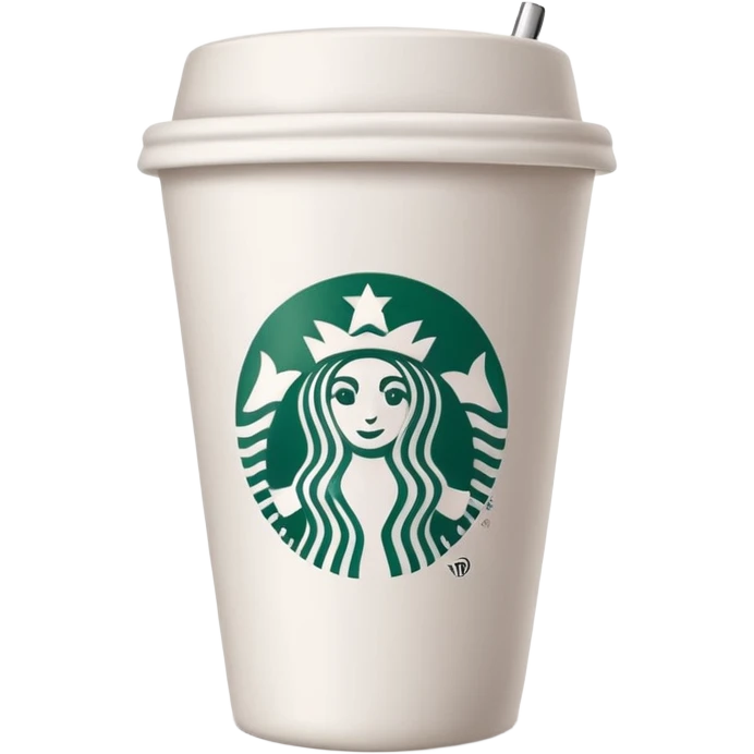 Starbucks cup emoji