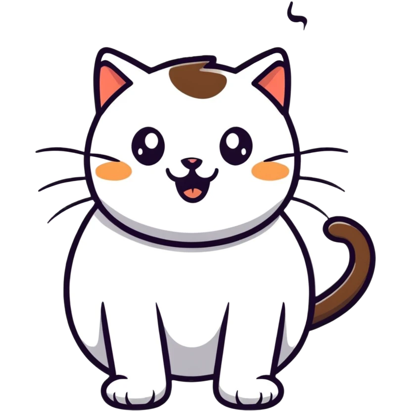 happy poop cat emoji