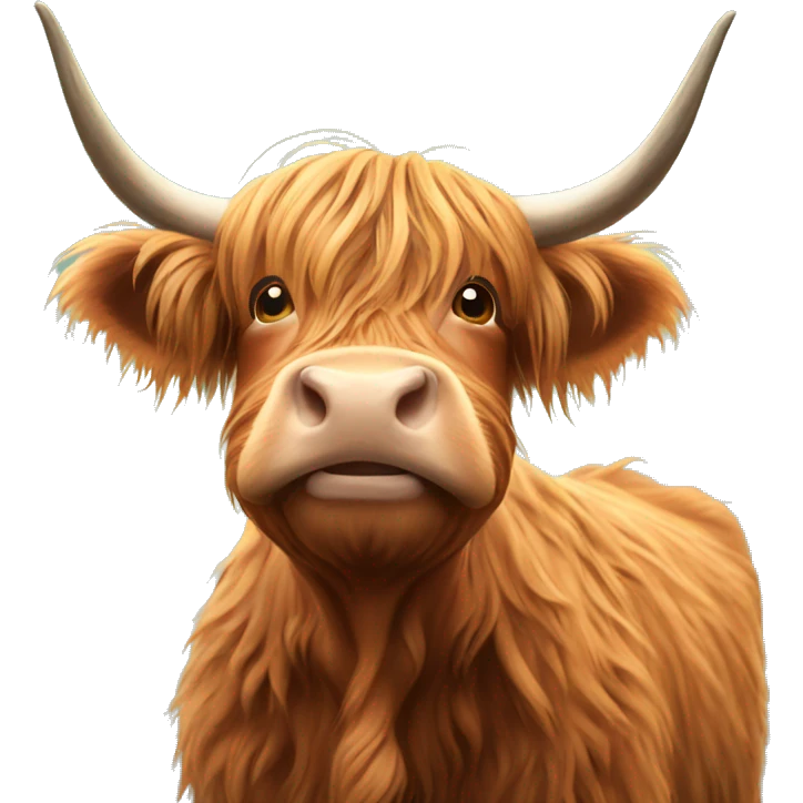 highland cow emoji