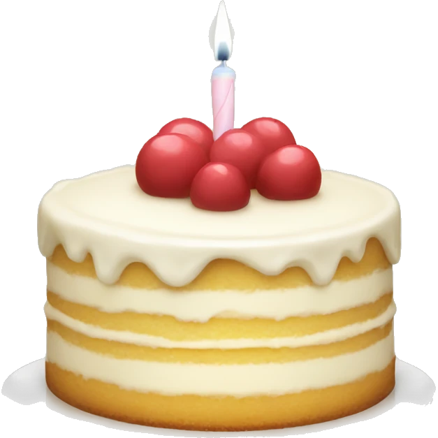 light vanilla cake emoji