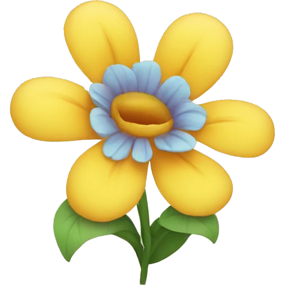 Cute flower emoji
