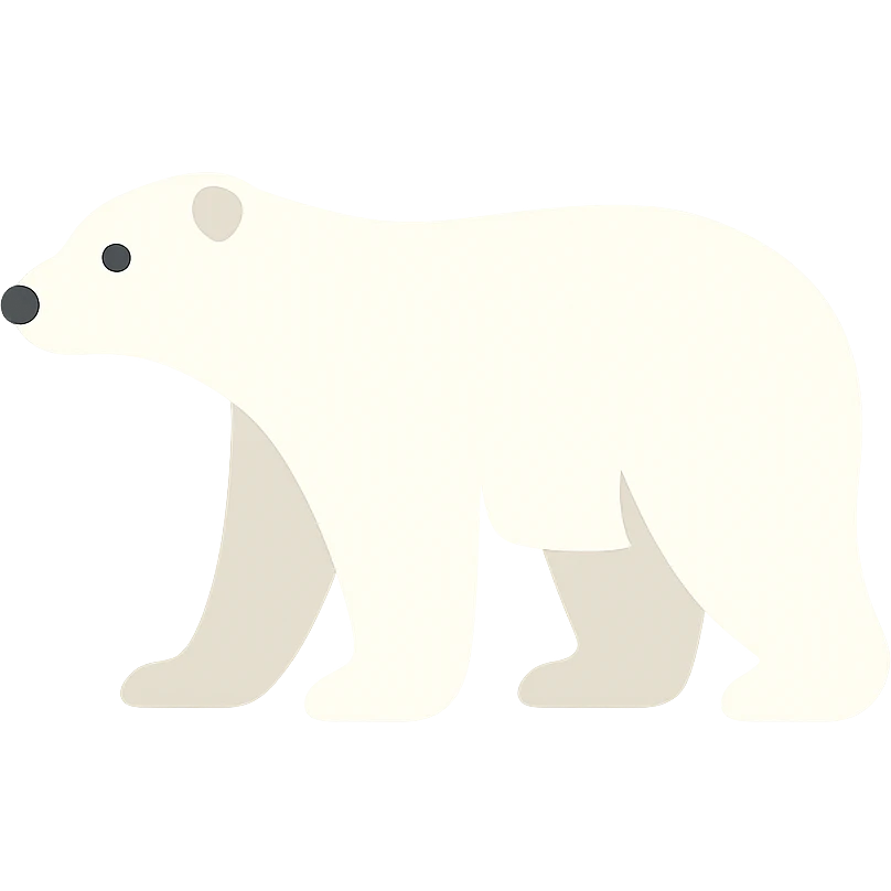 Polar bear emoji