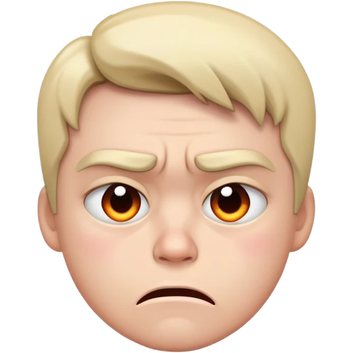 Heartbroken and sad but angry  emoji