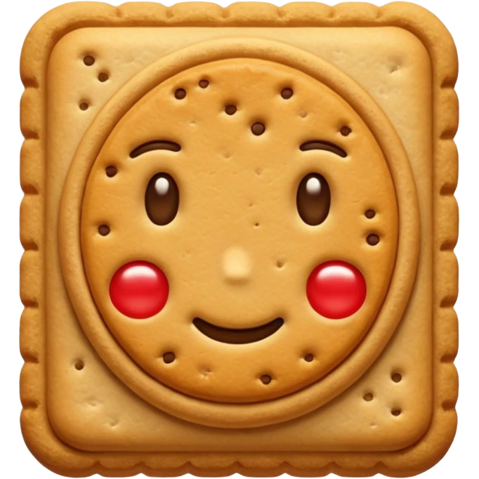rectangular biscuit cookie emoji