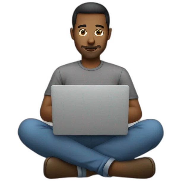 man using laptop emoji