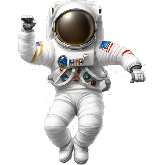 Dancing astronaut emoji
