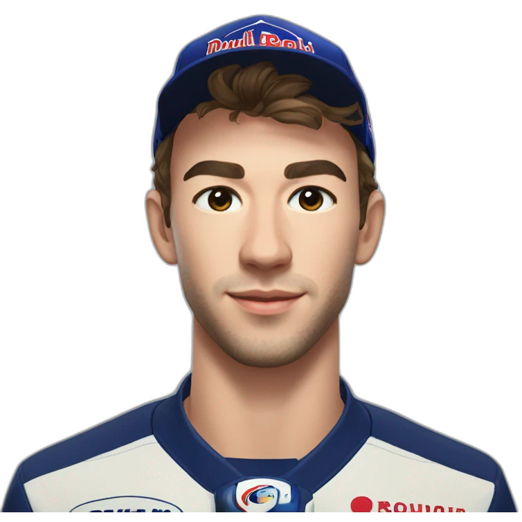 Ultra realistic pierre gasly emoji
