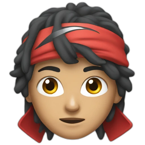 Has un ninja usando la marca nike emoji