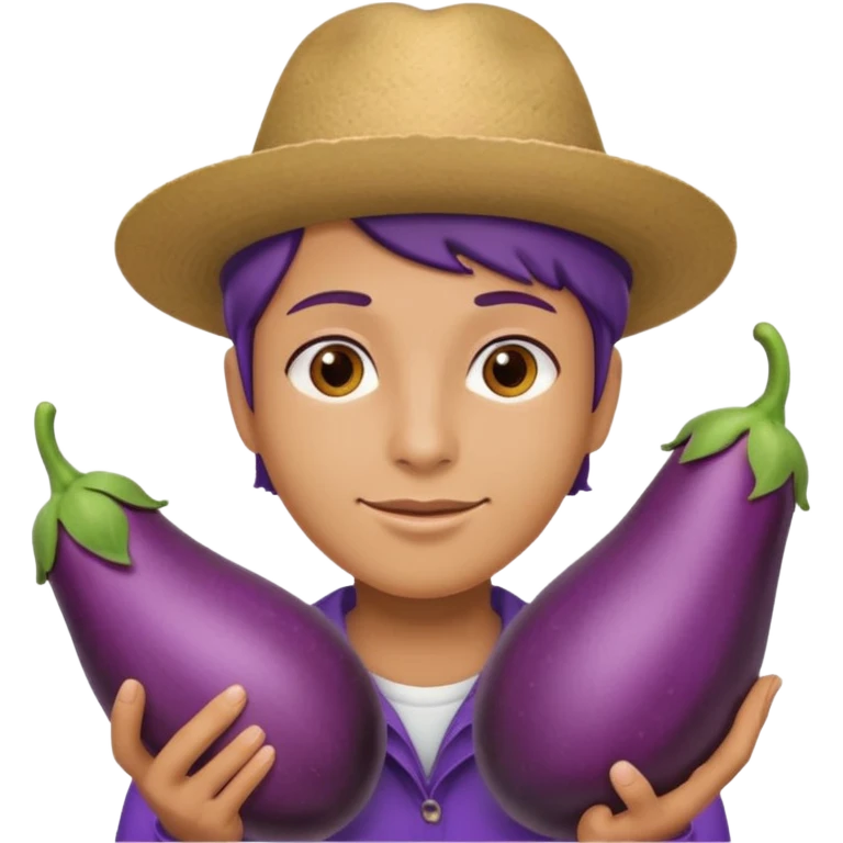 Eggplant in butt emoji