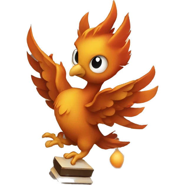 Phoenix playing chess emoji