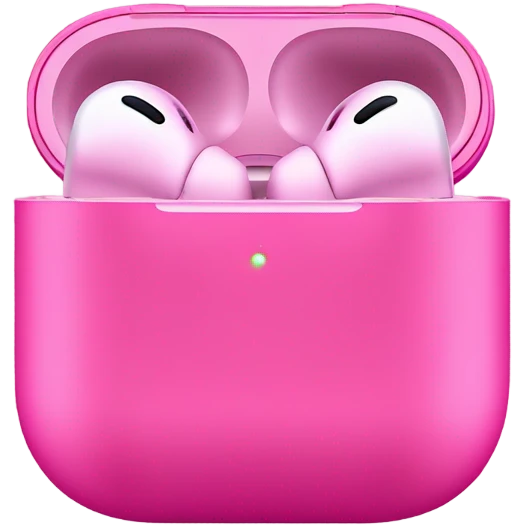 AirPods Max pink emoji