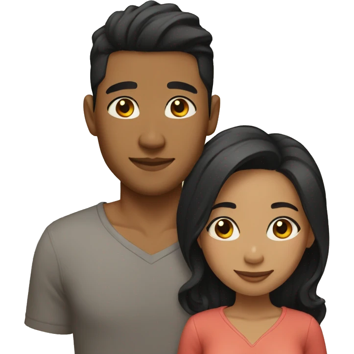 Blasian couples emoji