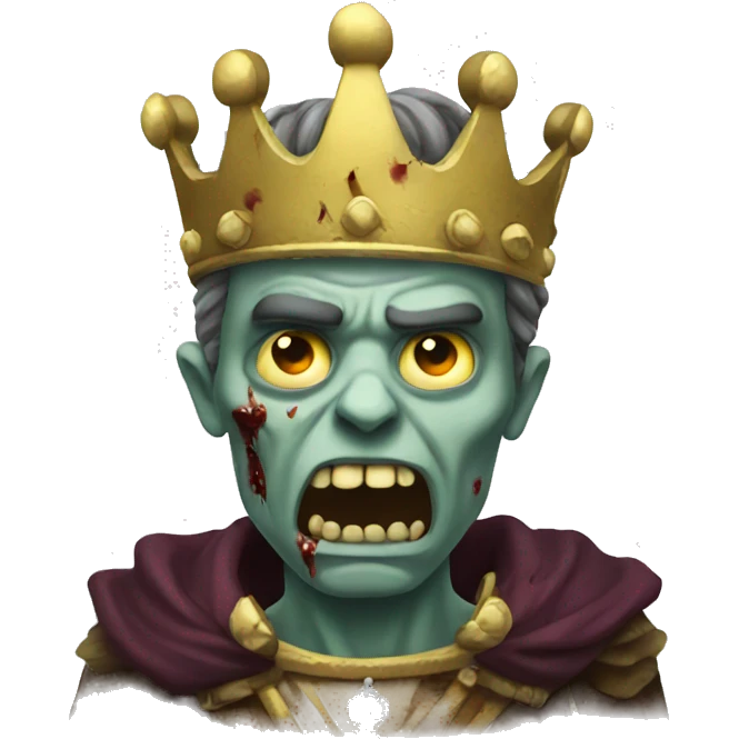 King zombie emoji