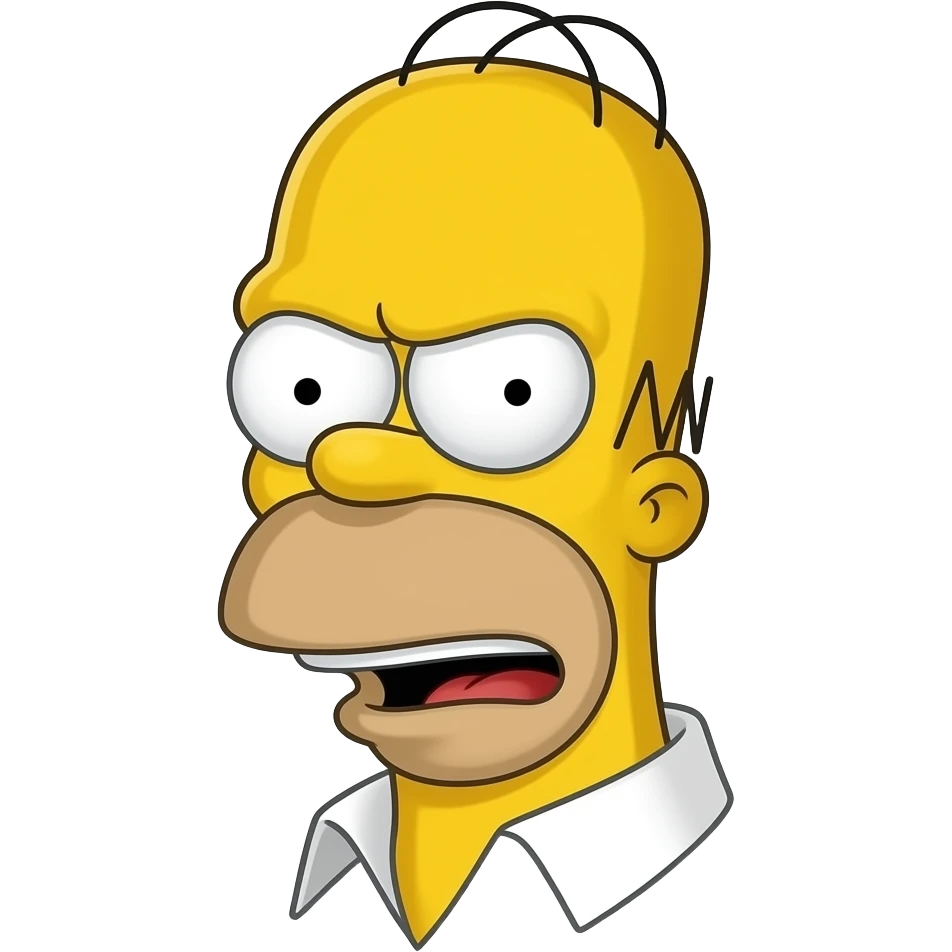 homer angry emoji