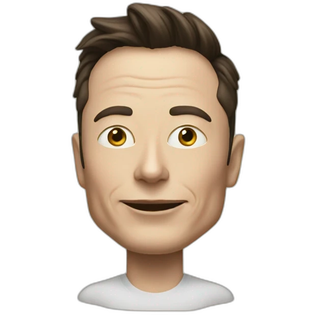 elon musk look like a alien emoji