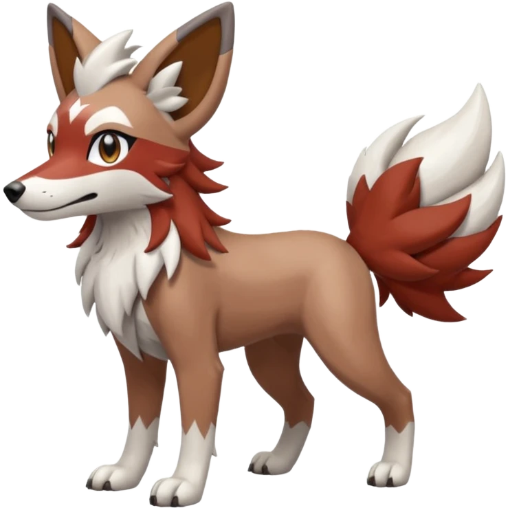 Purloin-Lycanroc-Rocruff-Fakémon-hybrid-creature (full body)  emoji