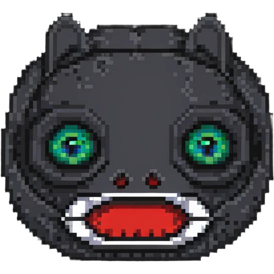 sackface with patches, buttons for eyes, and detailed zipper mouth emoji