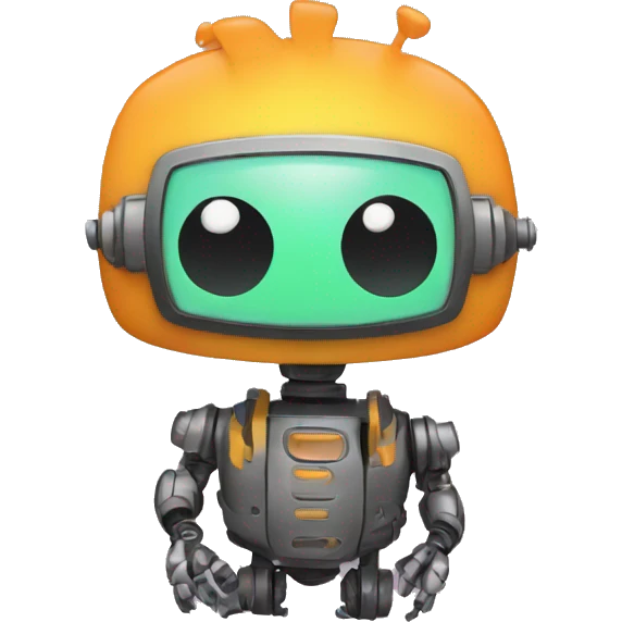 create bot logo using color 9B81F6; it has to be cute, tiny emoji