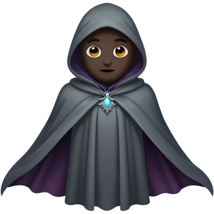 Shadowy Phantom with Cloak emoji