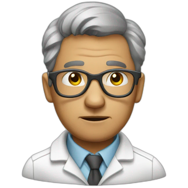Terrorific scientist emoji