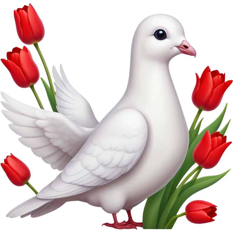 🕊️🌷 emoji