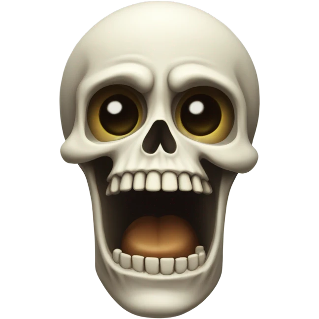 Skeleton had 🤯 emoji