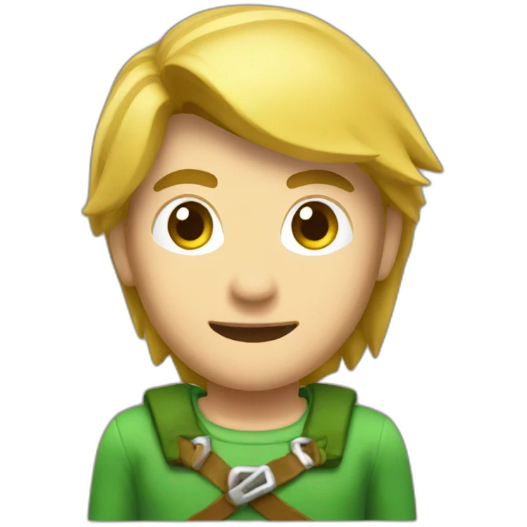 Link en parachute emoji