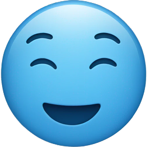 blue circle emoji