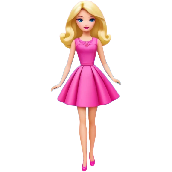 Matisse barbie slop style pink SPAM art landscape emoji
