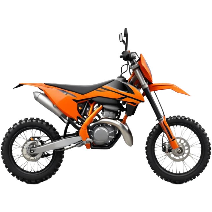 black ktm dirtbike emoji