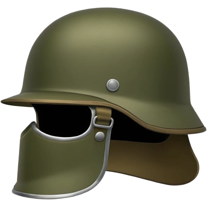 military simple helmet emoji