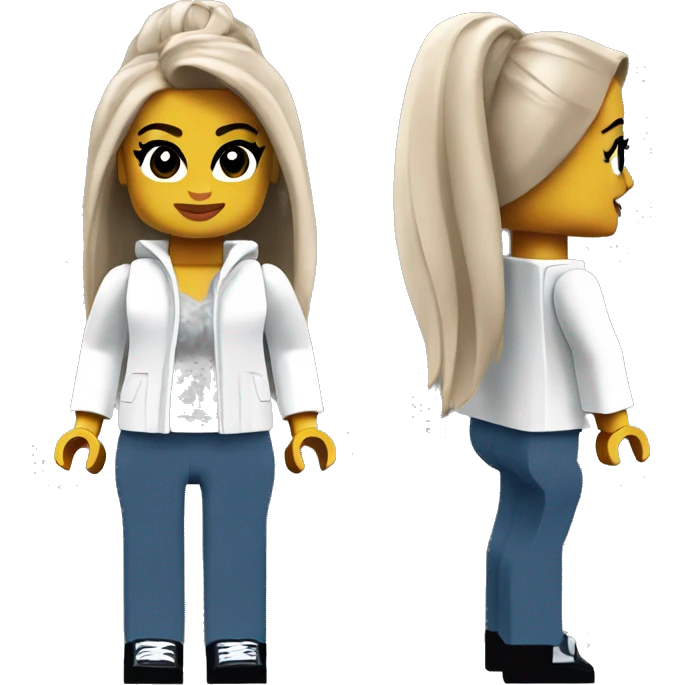 ARIANA GRANDE lego full body emoji