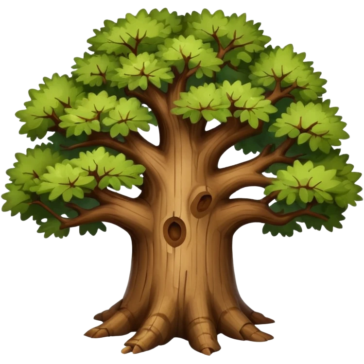 Oak tree emoji