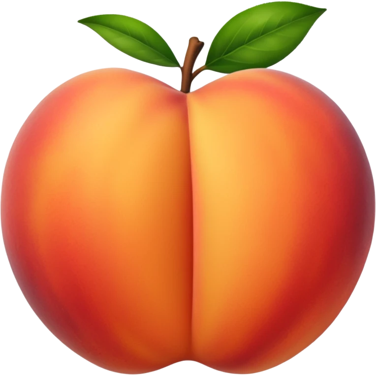 Peach butt emoji